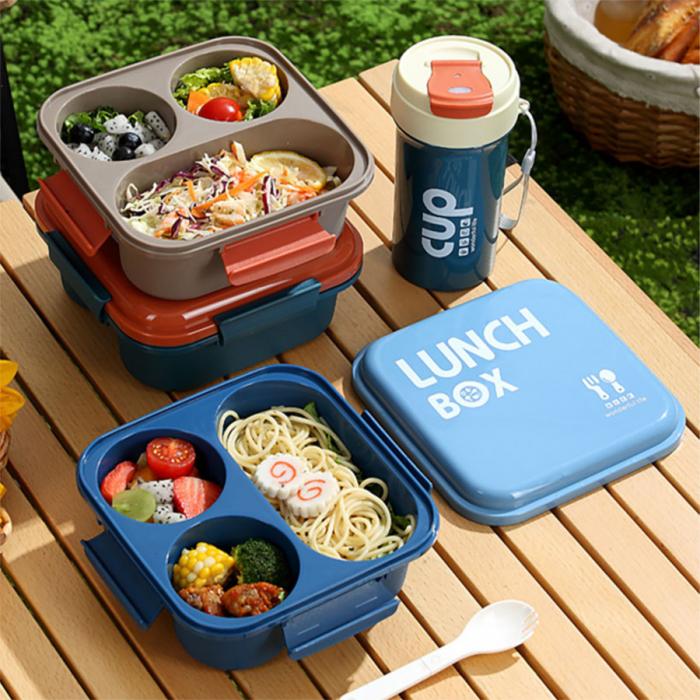 北歐雙圓套裝飯盒(飯盒950ML+水杯480ML)